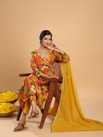 Load image into Gallery viewer, RASITHRA [M / 38] - Angrakha kurti set
