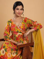 Load image into Gallery viewer, RASITHRA [M / 38] - Angrakha kurti set
