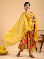 Load image into Gallery viewer, RASITHRA [M / 38] - Angrakha kurti set
