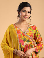 Load image into Gallery viewer, RASITHRA [M / 38] - Angrakha kurti set
