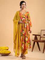 Load image into Gallery viewer, RASITHRA [M / 38] - Angrakha kurti set
