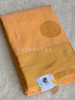 Load image into Gallery viewer, Semi Soft Silk Gold Zari Saree - Apricot
