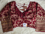 Load image into Gallery viewer, Maroon : Readymade blouse [TAANYA]
