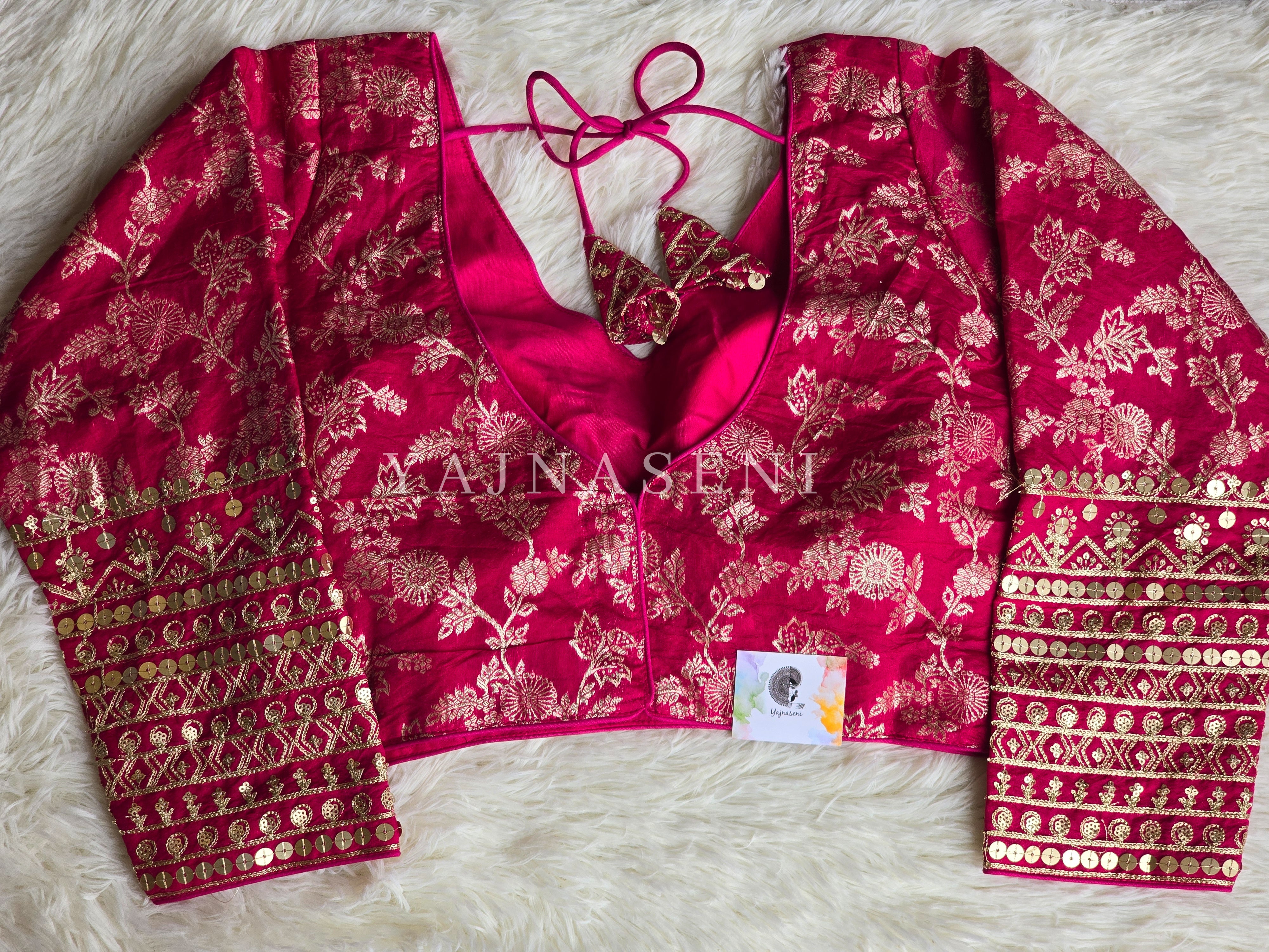 Hot Pink : Readymade blouse [TAANYA]