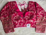 Load image into Gallery viewer, Hot Pink : Readymade blouse [TAANYA]
