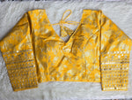 Load image into Gallery viewer, Yellow : Readymade blouse [TAANYA]
