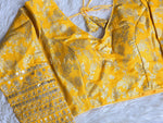 Load image into Gallery viewer, Yellow : Readymade blouse [TAANYA]
