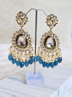 Load image into Gallery viewer, ASHVI earrings (Dark Blue)
