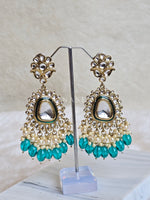 Load image into Gallery viewer, ASHVI earrings (Turquoise)
