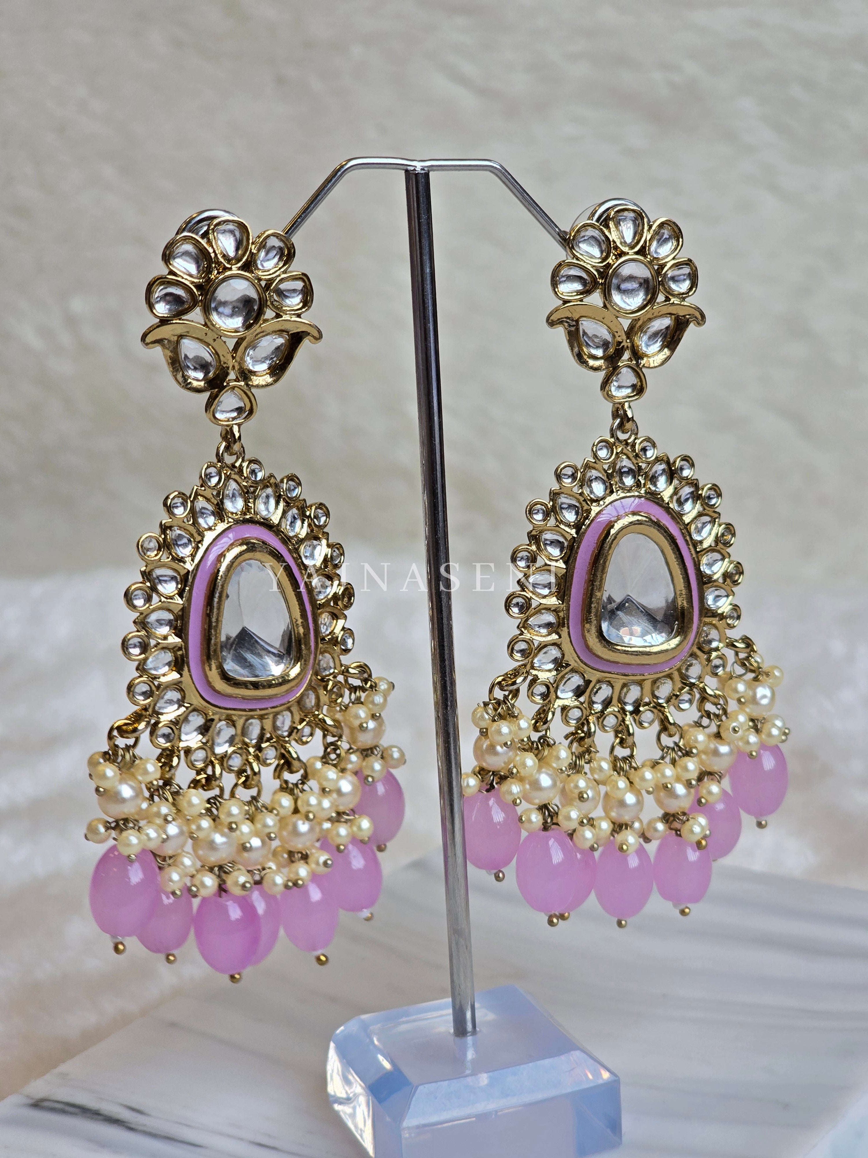 ASHVI earrings (Light Purple)