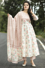 Load image into Gallery viewer, Anarkali kurti set - SHIFANA
