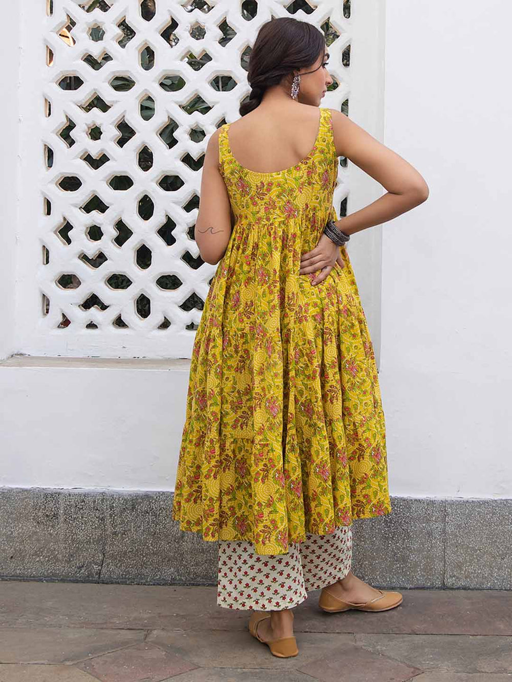 SAVI [S / 36] - Flared kurti set