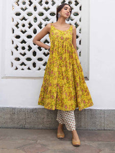 SAVI [S / 36] - Flared kurti set