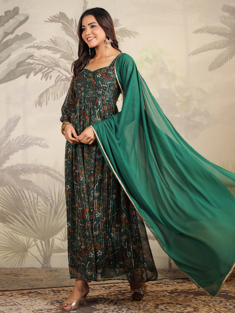 RUHI [M / 38] - Anarkali Kurti Dress Set