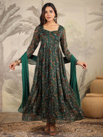 Load image into Gallery viewer, RUHI [M / 38] - Anarkali Kurti Dress Set
