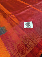 Load image into Gallery viewer, Pure Soft Silk Kanjivaram Saree - Chasing Sunsets
